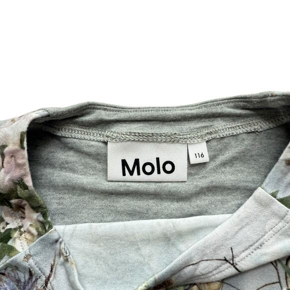 Molo Floral Long Sleeve Top Size 116(6) - Picture 4 of 4